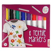 Lobbes Textile Markers, 8 pcs.