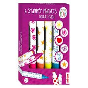 Lobbes Stempelstifte, 6 Stück.