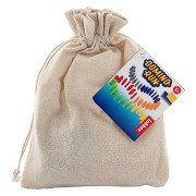 Dominosteine ​​im Baumwollbeutel