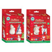 Paint your own Christmas figures, set of 2 pieces