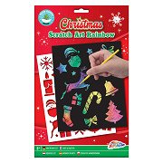 Scratch Art Regenbogen Weihnachten