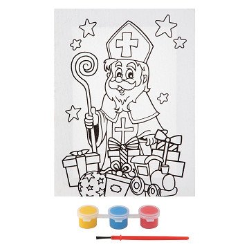 Canvas Painting Santa Claus