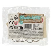 Lobbes Holz-Schlüsselanhänger, 6 Stk.