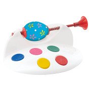 Egg Paint Mill with Paint and Brush