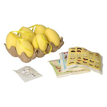 Paaseieren Versieren met Stickers, 6st.