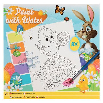 Aquarell-Set Ostern – 8 Blatt + Pinsel