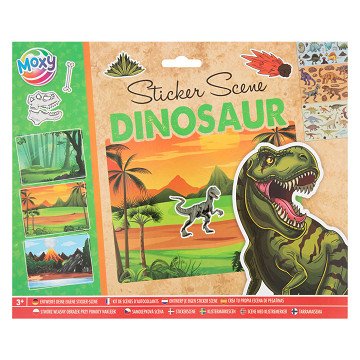 Design Your Own Sticker Scene - Dinosaur