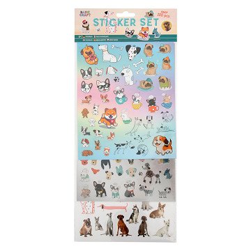 Sticker set Dogs, 100 pcs.