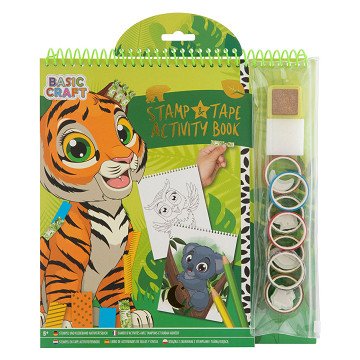 Stamp and Tape Activity Book - Tiger