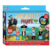Wooden Cone Puppets Craft Set - Pirate