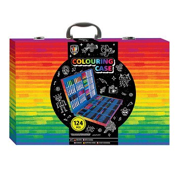 Colour case, 124 pcs.