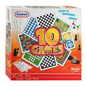 Klassische Brettspielbox 10in1