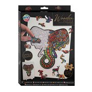 Holzpuzzle Elefant, 132-tlg.