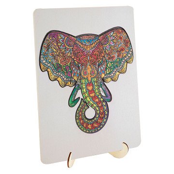 Wooden Jigsaw Puzzle Elephant, 132pcs.