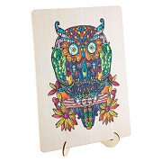 Wooden Jigsaw Puzzle Owl, 133pcs.