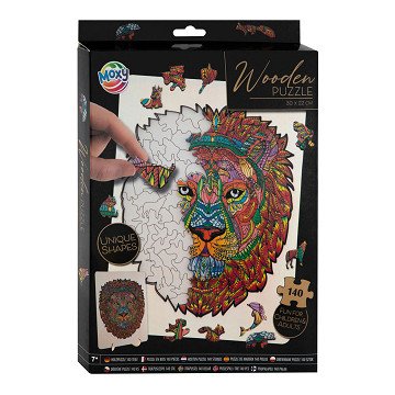 Wooden Puzzle Lion, 140 pcs.