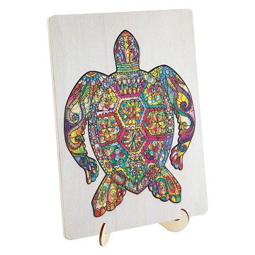 Wooden Puzzle Turtle, 130 pcs.