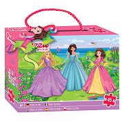 Puzzle Prinzessin, 45 Teile.