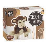 Häkelset Affe – inkl. Nadel und Faden