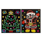 Xmas Holographic Dots Sticker Set