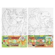 Dino Paint by Number Paint Kit