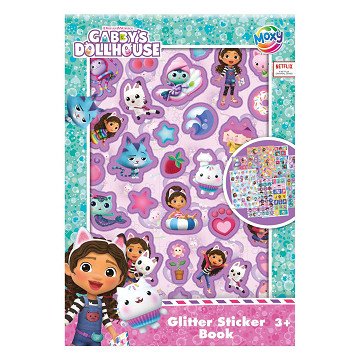 Glitter Sticker Book A5 - Gabby's Dollhouse