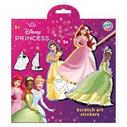 Scratch Art Stickers - Disney Princess, 6 pcs.