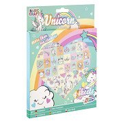 Unicorn sticker set, 100 pcs.