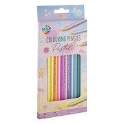 Colored Pencils Pastel, 12 pcs.