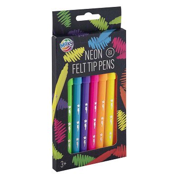 Felt-tip pens Neon, 8 pcs.