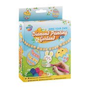 Machen Sie Ihre eigene Diamantmalerei-Partylinie mit Perlen zu Ostern