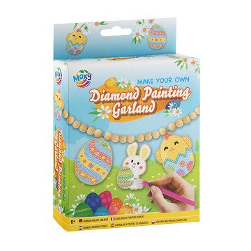 Machen Sie Ihre eigene Diamantmalerei-Partylinie mit Perlen zu Ostern