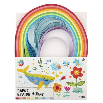 Paper Braiding Strips, 300 pcs.