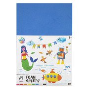 Foam Sheets A4, 8 Sheets