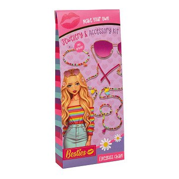 Besties Sieraden- & Accessoireset Brilkoord met Armbandje