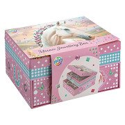 Mosaic Jewelry Box Decorate - Horses