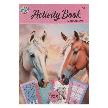 Activity Book With Stickers - Horses
