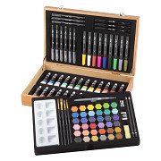Luxury Wooden Drawing Case - 92-piece