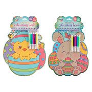 Kleurboek Pasen met 5 Stiftjes