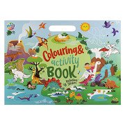 Kleur- & Activiteitenboek incl. Stickers 25 Vellen - Groen