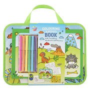 Reistray incl. Kleur- & Activiteitenboek - Dinosaurus