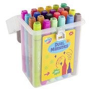 Doppelmarker in Aufbewahrungsbox – 24 Stück