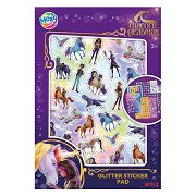 Unicorn Academy Glitter Stickerboek A5 - 8 Vellen