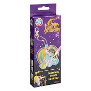 Unicorn Academy Diamond Painting Sleutelhanger - 20,5x7,5 cm