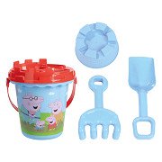 Peppa Pig Beach Bucket Blue - 5pcs.