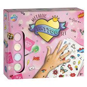 Metallic Tattoo Set incl. Sjablonen
