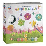 Maak-je-eigen Tuinprikkers incl. 6 Verfkleuren & 1 Kwast
