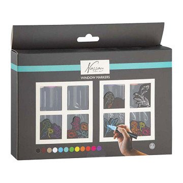 Nassau Raamkrijt Markerset - 12st.