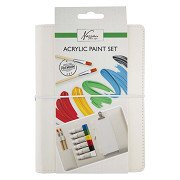 Nassau Acryl-Aufbewahrungsmappe inkl. Farben und Pinsel