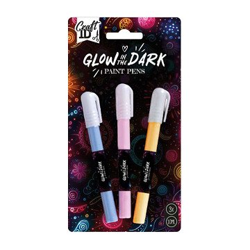 Glow-in-the-Dark Paint/Glue - 3 pcs.